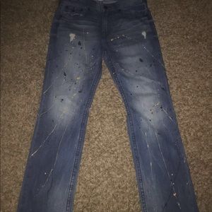 True Religion straight flap jeans